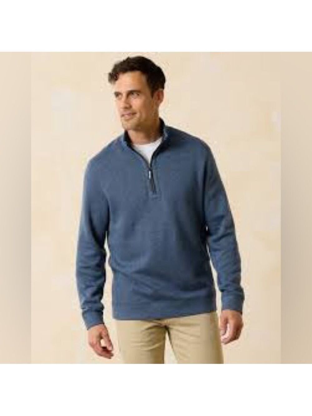 Tommy Bahama Reversible 1/4 Zip Sweater. Size L/XL